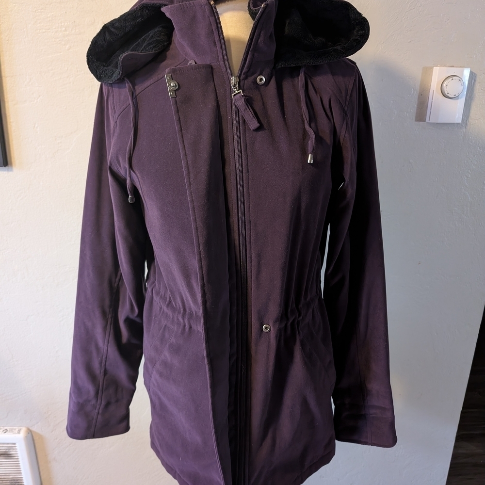 Women's Purple Hooded Jacket‎